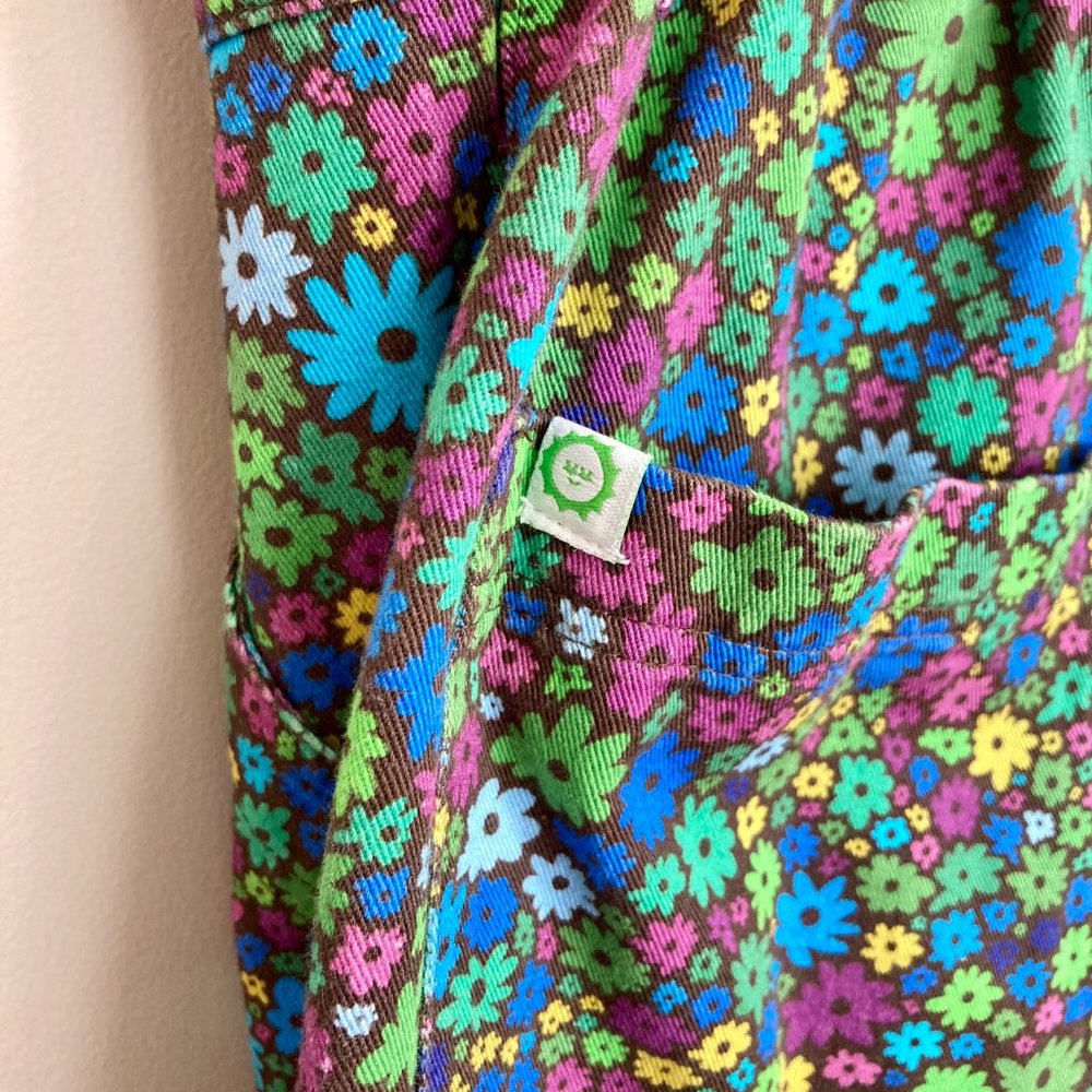 MOSS BLOSSOM 2.0 Big Bud Press Short Sleeve Jumpsuit Size Small NEW - Picture 9 of 16